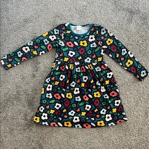 Hanna Andersson Multicolor Floral Long Sleeve Dress